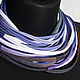 Lolita knitted scarf necklace. Necklace. Decades (Natalya). Интернет-магазин Ярмарка Мастеров.  Фото №2