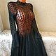 Handmade lace dress 'Lily'. Dresses. hand knitting from Galina Akhmedova. Online shopping on My Livemaster.  Фото №2