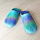 Felted Slippers. Slippers. Saenko Natalya. My Livemaster. Фото №5