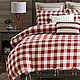 Set of boiled cotton Stone wash red cage. Bedding sets. Постельное. Felicia Home. Качество + Эстетика. My Livemaster. Фото №4