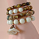 A set of bracelets made of jasper, coral, agate. Bracelet set. Solanda. Online shopping on My Livemaster.  Фото №2