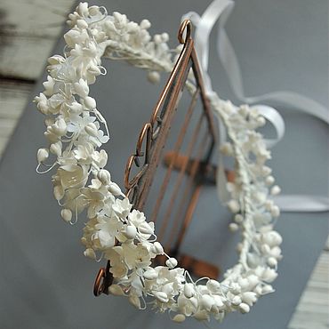 Свадебный салон ручной работы. Ярмарка Мастеров - ручная работа Свадебный венок "Облако из ландышей". Украшение для невесты. Handmade. Свадебный салон ручной работы. Ярмарка Мастеров - ручная работа Свадебный венок "Облако из ландышей". Украшение для невесты. Handmade.