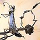 Candlestick ' Cricket on a branch '. Sculpture. Forged Art. My Livemaster. Фото №6