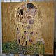 Copy of the painting by Gustave Klimt 'the Kiss'. Pictures. BronvenGift (bronven). My Livemaster. Фото №6