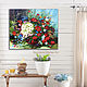 Oil painting Bouquet with poppies and daisies. Gorgeous bouquet in the picture, Pictures, Moscow,  Фото №1