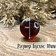 Beads ball 18mm made of natural Baltic amber red cherry, Beads1, Kaliningrad,  Фото №1
