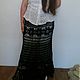 Fishnet skirt 'Gorgeous' handmade. Skirts. hand knitting from Galina Akhmedova. My Livemaster. Фото №6