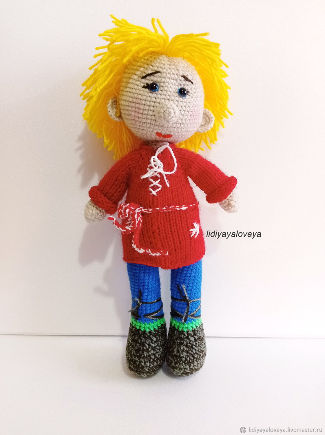 Интерьерная кукла: Домовенок Кузя вязаная игрушка – заказать на Ярмарке ...