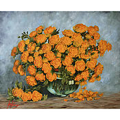 Картины и панно handmade. Livemaster - original item Painting with flowers 