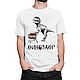 Cotton T-shirt 'Vinosaurus'. T-shirts. Dreamshirts. Online shopping on My Livemaster.  Фото №2