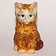 Order Statuette of a cat, a cat in amber. podaro4ek22. Livemaster. . Figurine Фото №3