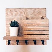 Для дома и интерьера handmade. Livemaster - original item Kitchen shelf made of oak. Handmade.