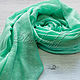 Tela de mohair de tela Louis Vuitton Monogram' verde claro. Wraps. Platkoffcom. Ярмарка Мастеров.  Фото №5