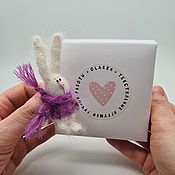 Украшения handmade. Livemaster - original item Bunny brooch OLAKRA. A bright gift to a friend.. Handmade.