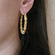 Congo Gold Earrings 'Radiance' gold ring earrings, gift. Congo earrings. Irina Moro. My Livemaster. Фото №6