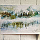 Mosses and grasses-watercolor painting, snowy landscape, Pictures, Moscow,  Фото №1