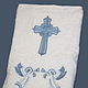 Baptismal towel. Baptism towel. Gradeva Anna Christening sets (krestimbaby). Online shopping on My Livemaster.  Фото №2