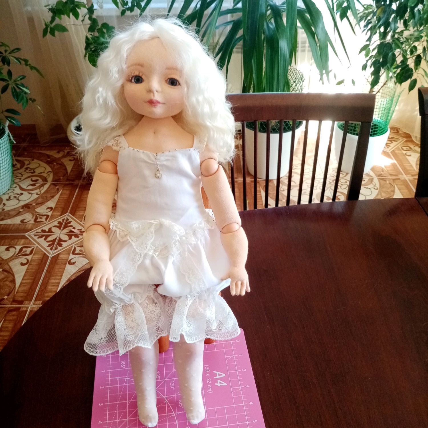 Интерьерная шарнирная кукла Анжелика в интернет-магазине Ярмарка ...