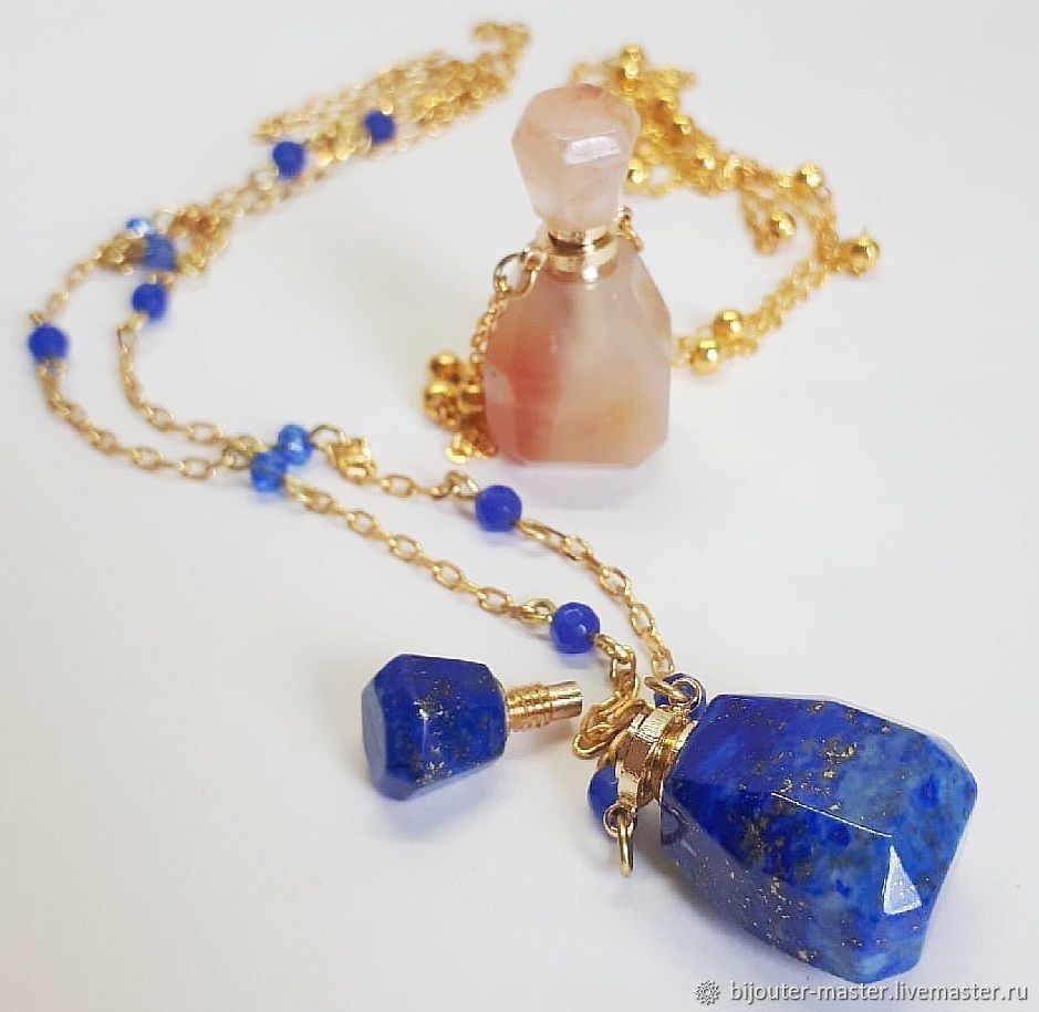 Аромакулон - флакон из натурального камня в интернет-магазине Ярмарка ...