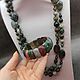 Long large beads natural moss agate. Beads2. naturalkavni. Online shopping on My Livemaster.  Фото №2