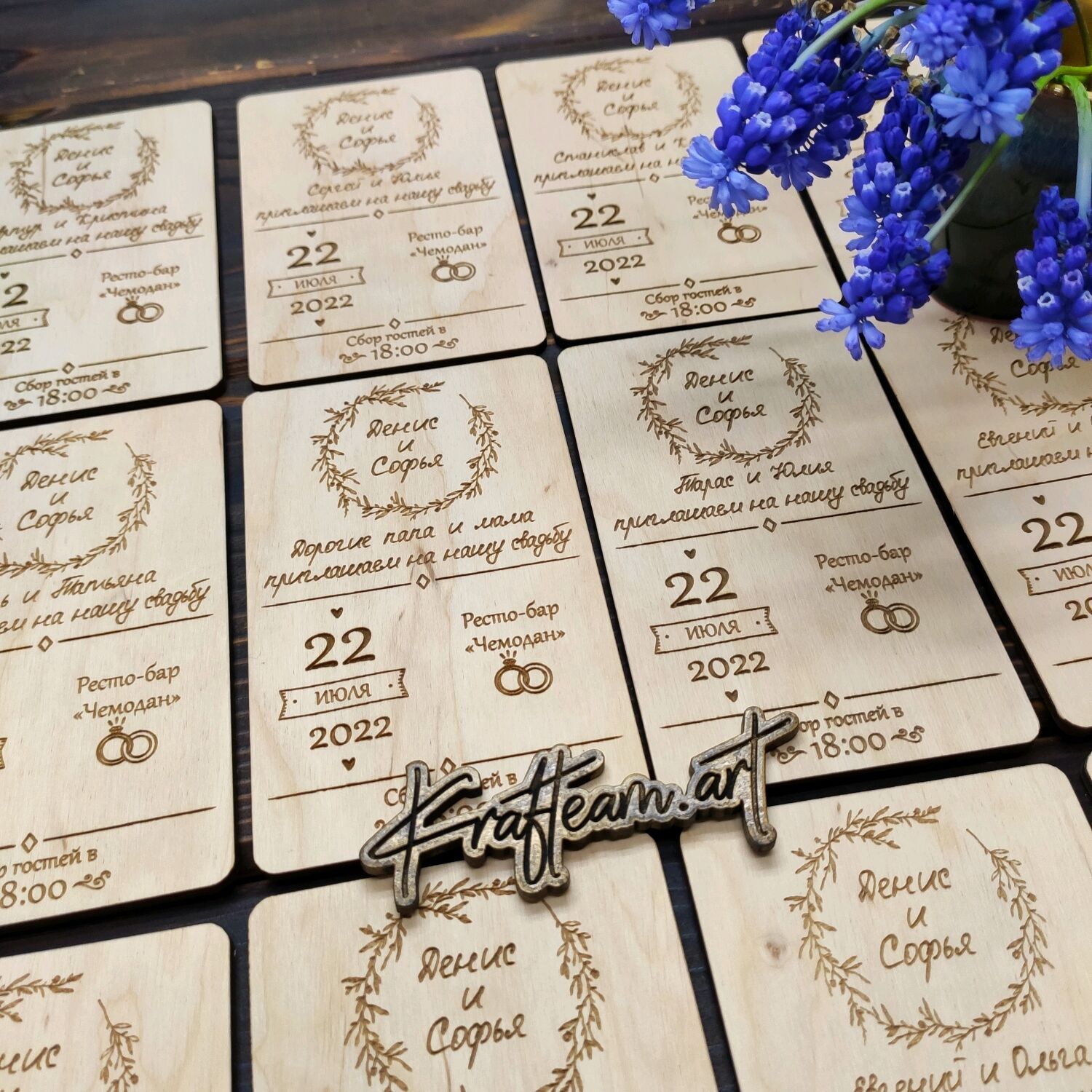 Свадебные пригласительные на заказ в интернет-магазине Ярмарка Мастеров ...