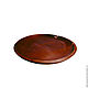 Wooden plate- tray made of cedar wood 330mm. T43. Plates. ART OF SIBERIA. My Livemaster. Фото №4