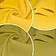 Ткани:Плательная вискозная ткань купро желтая Альтузарра