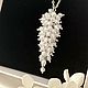 Кулон гроздь с цирконом. Кулон. Дизайнерские украшения Умиление (umilenie-jewelry). Интернет-магазин Ярмарка Мастеров.  Фото №2
