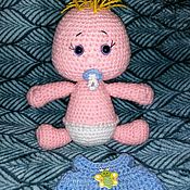 Куклы и игрушки handmade. Livemaster - original item Knitted baby doll from Lada. Handmade.