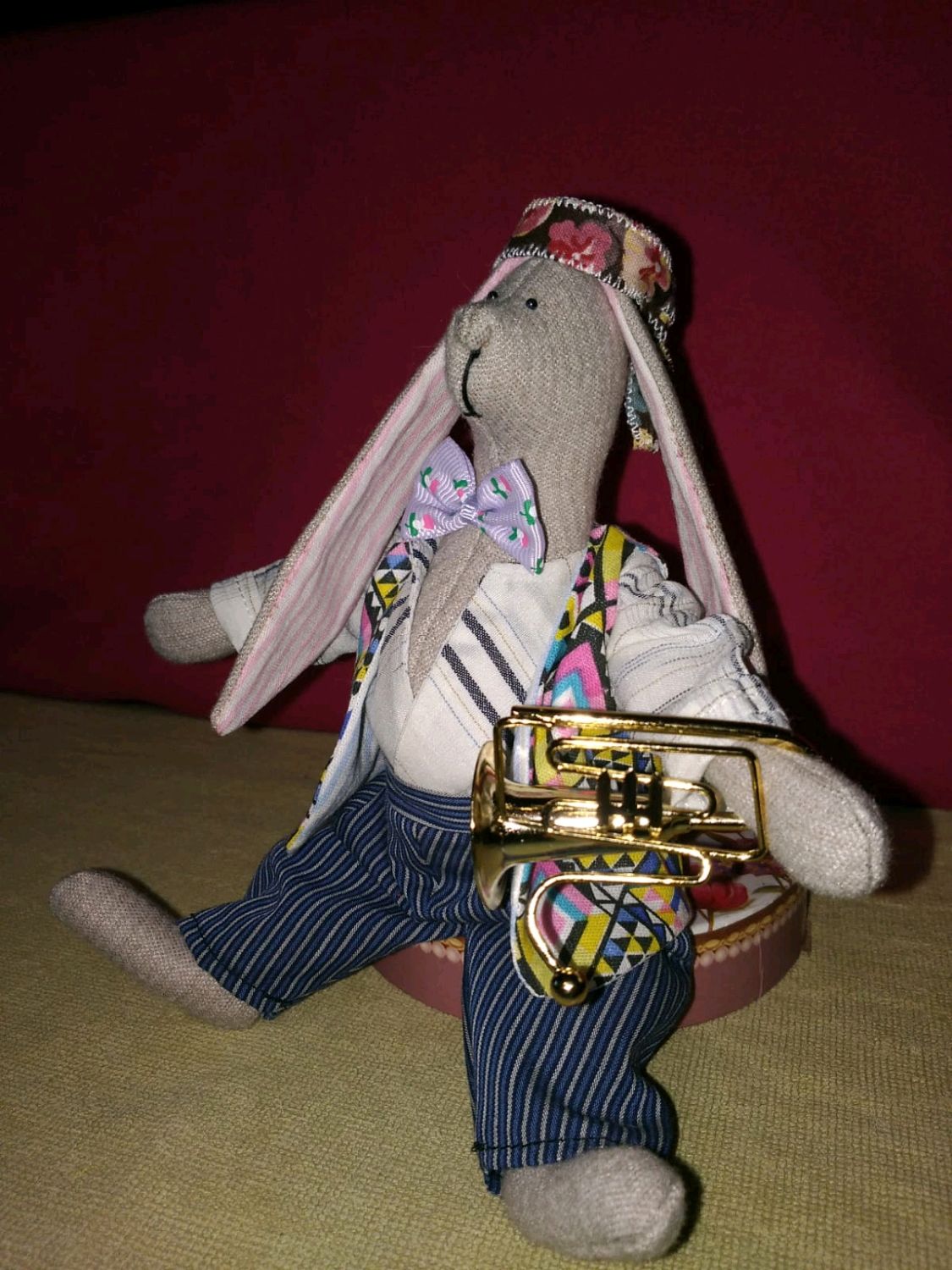 Кукла ручной работы образец Заяц – купить онлайн на Ярмарке Мастеров ...