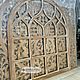 Заказать Зеркало окно в резной раме из дерева 120х100 см. Zerkala.market. Ярмарка Мастеров. . Зеркала Фото №3