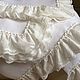 Linen 'Cream on white' EURO-MINI size. Bedding sets. Linen fantasy. Online shopping on My Livemaster.  Фото №2