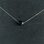 Украшения handmade. Livemaster - original item Silver necklace made of blue aventurine. Handmade.