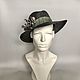 Fedor's hat is a black straw. Hats1. irina-popilova. Online shopping on My Livemaster.  Фото №2