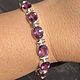 Bracelet with amethysts. Chain bracelet. serebro-i-kamni-1. My Livemaster. Фото №4