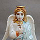 'Ángel Guardián ' estatuilla de Porcelana. Figurines. Mila. Ярмарка Мастеров.  Фото №6