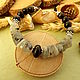 Obsidian and Labrador bracelet. Bead bracelet. Vedic studio «IN AETERNUM». Ярмарка Мастеров.  Фото №5