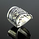 Ring made of 925 sterling silver with black BS0040. Rings. Sunny Silver. My Livemaster. Фото №6