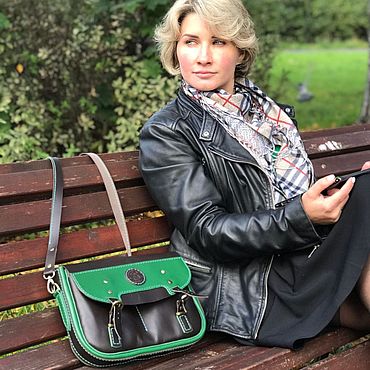 Сумки ручной работы. Ярмарка Мастеров - ручная работа Сумка-мессенджер "New Jersey". Handmade.