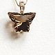  Pendant with smoky quartz 'Butterfly', gold. Pendant. EdGems jewerly. Online shopping on My Livemaster.  Фото №2