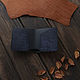Компактный черный кошелек бифолд из натуральной кожи, Кошельки, Новосибирск,  Фото №1