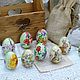 Basket Easter eggs flowers and chickens. Easter souvenirs. Studio Villa-Oliva. My Livemaster. Фото №6