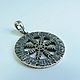 Pendant helm of awe runic the rim (that's called the aegishjalmur) (2). Amulet. simvol-solnca. Online shopping on My Livemaster.  Фото №2
