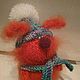 Vulk's doggie - a knitted toy. Stuffed Toys. Daryradost. Online shopping on My Livemaster.  Фото №2