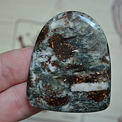 Indonesian moss agate. Cabochon 33h33h6