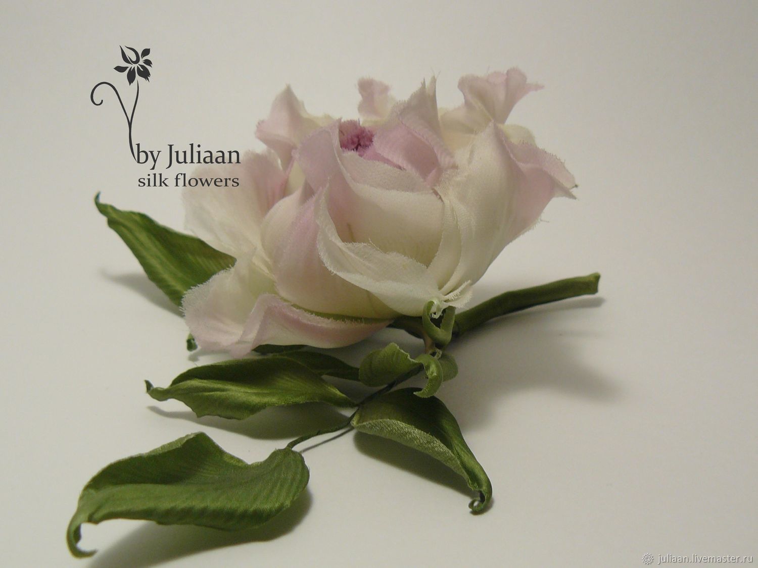Цветы ручной работы. Заказать Цветы из шелка. Роза