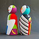Interior arrangement wooden figures of Russian avant-garde, Malevich. Figurines. color of magic. My Livemaster. Фото №6