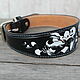 Leather dog collar 'Tim Burton'. Dog - Collars. Narmo leather workshop.. Online shopping on My Livemaster.  Фото №2
