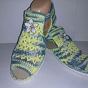 Обувь ручной работы handmade. Livemaster - original item sandals. . Colours of spring. Handmade.