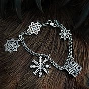Русский стиль handmade. Livemaster - original item Charm bracelet with pendants. Handmade.